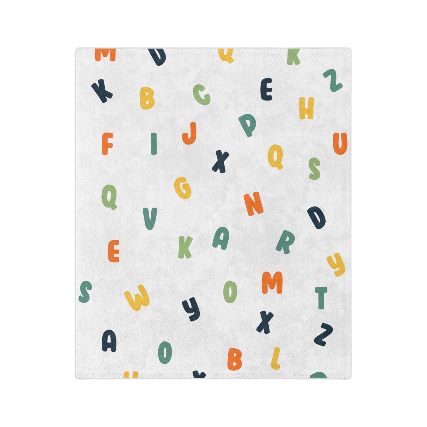 Alphabet Blanket - Multicolor - BentleyBlueCo