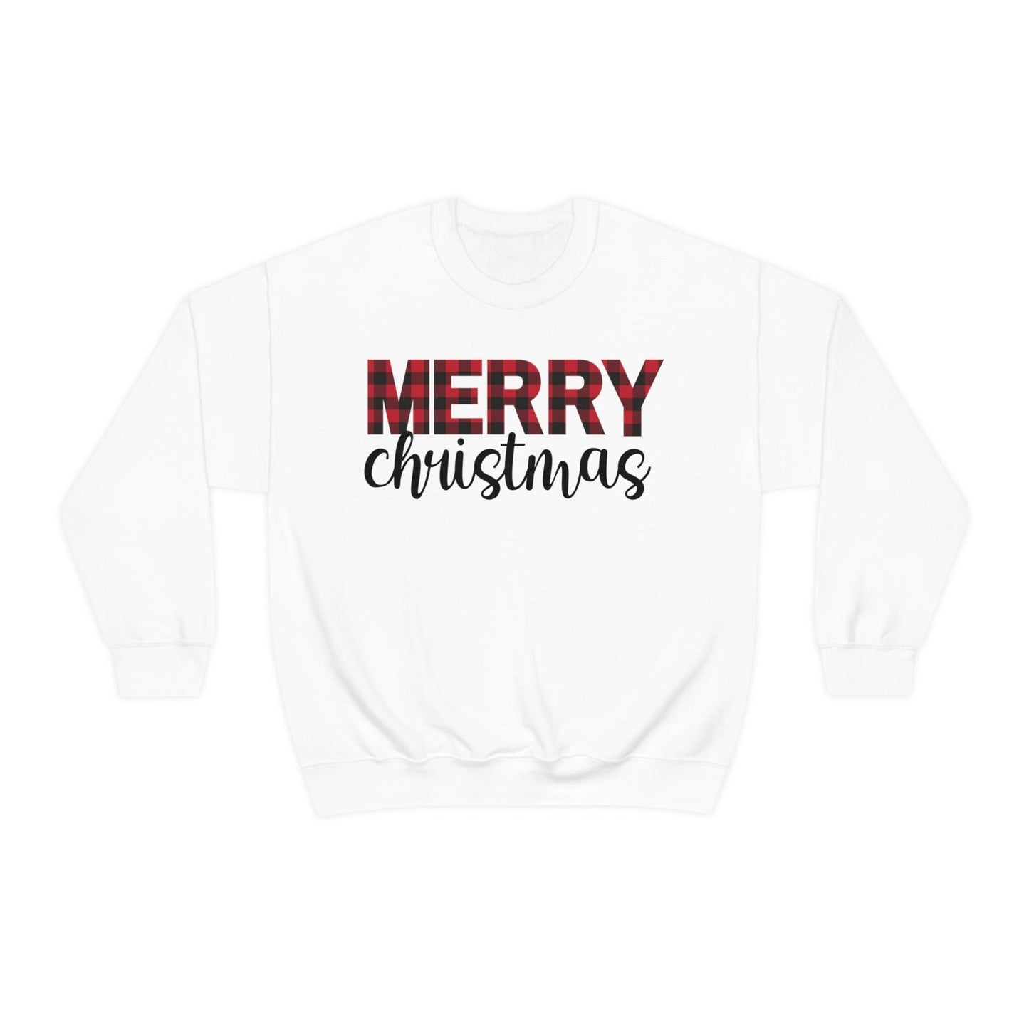 Buffalo Plaid Christmas Crewneck - BentleyBlueCo
