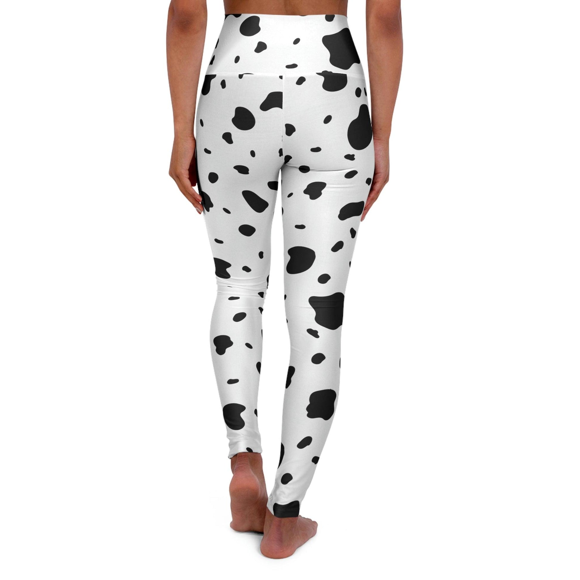 Dalmatian High Waist Yoga Legginngs - BentleyBlueCo
