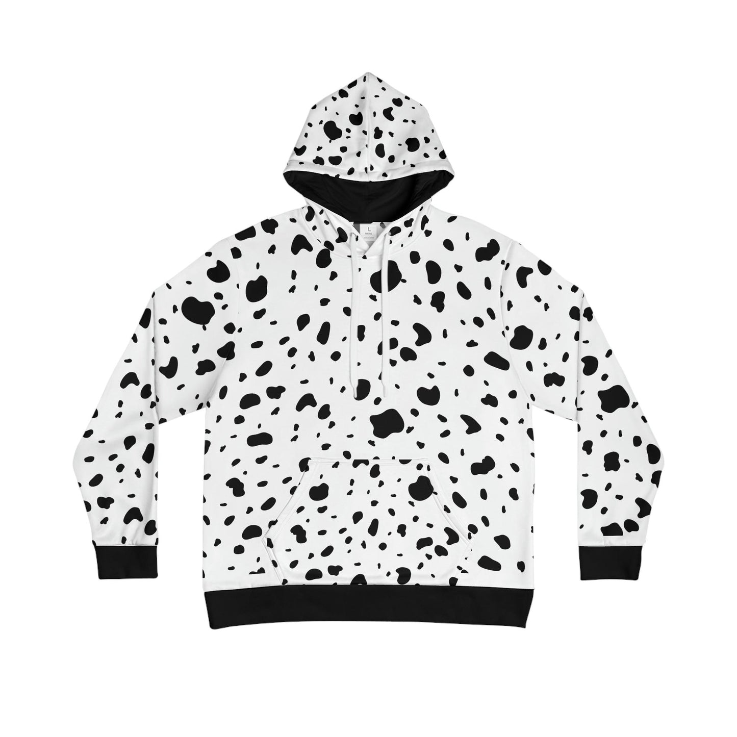 Dalmatian Print Hoodie - BentleyBlueCo