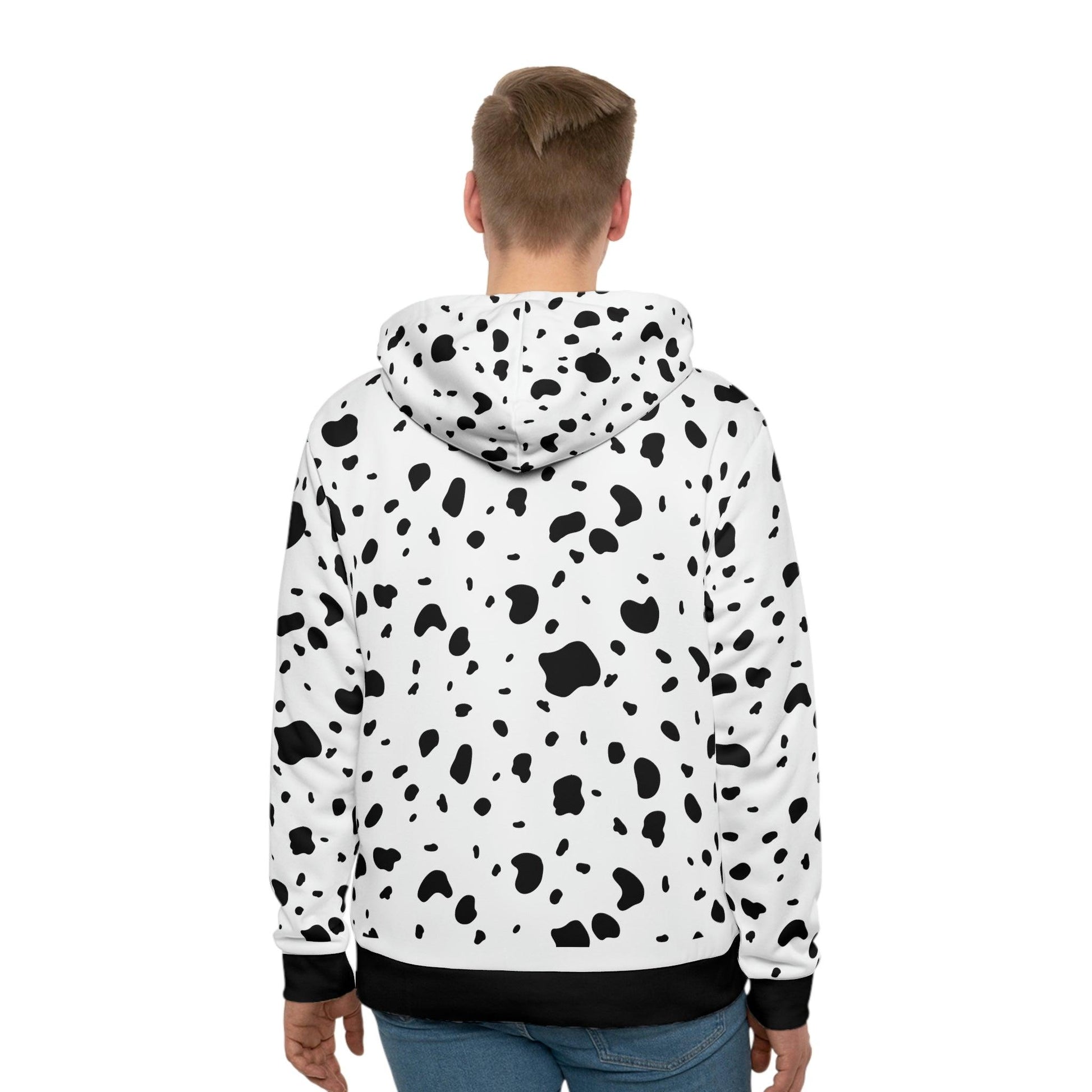 Dalmatian Print Hoodie - BentleyBlueCo
