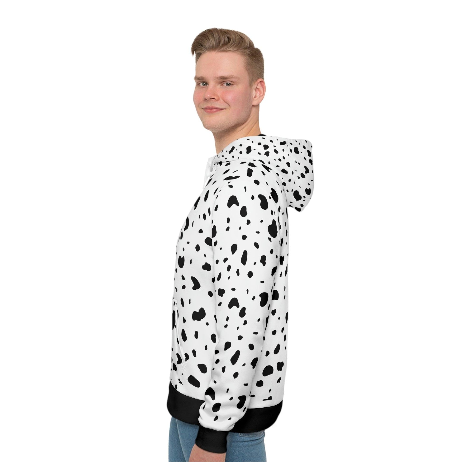 Dalmatian Print Hoodie - BentleyBlueCo