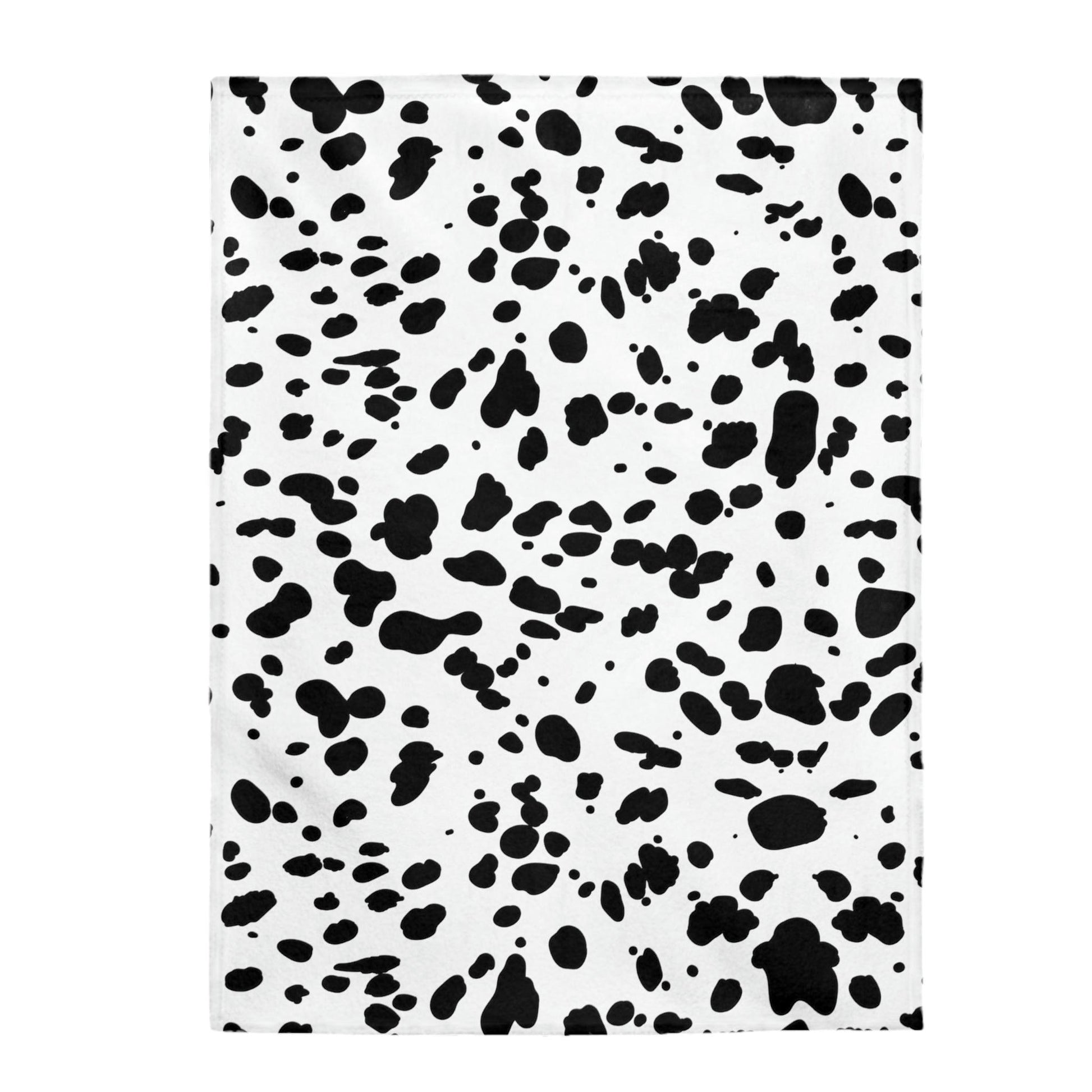 Dalmatian Print Plush Blanket - BentleyBlueCo