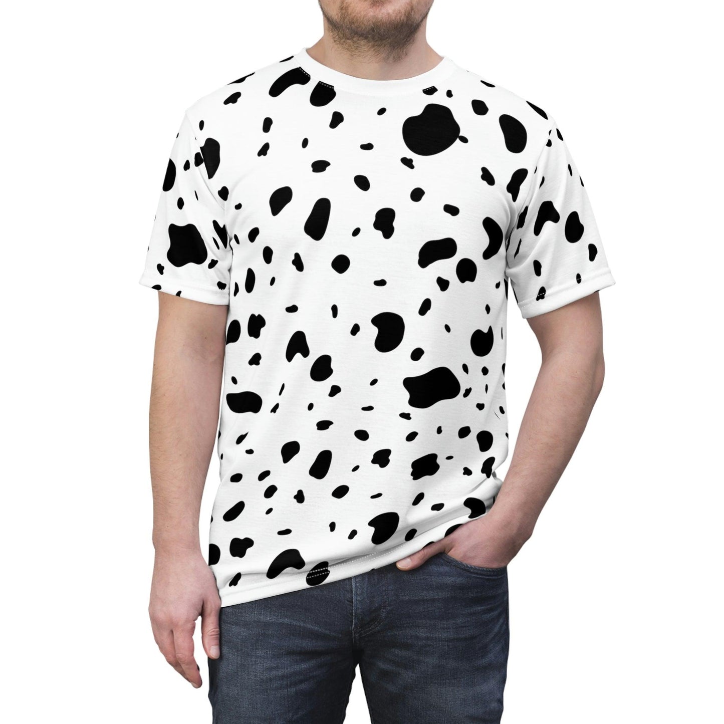Dalmatian Print Shirt - Unisex - BentleyBlueCo