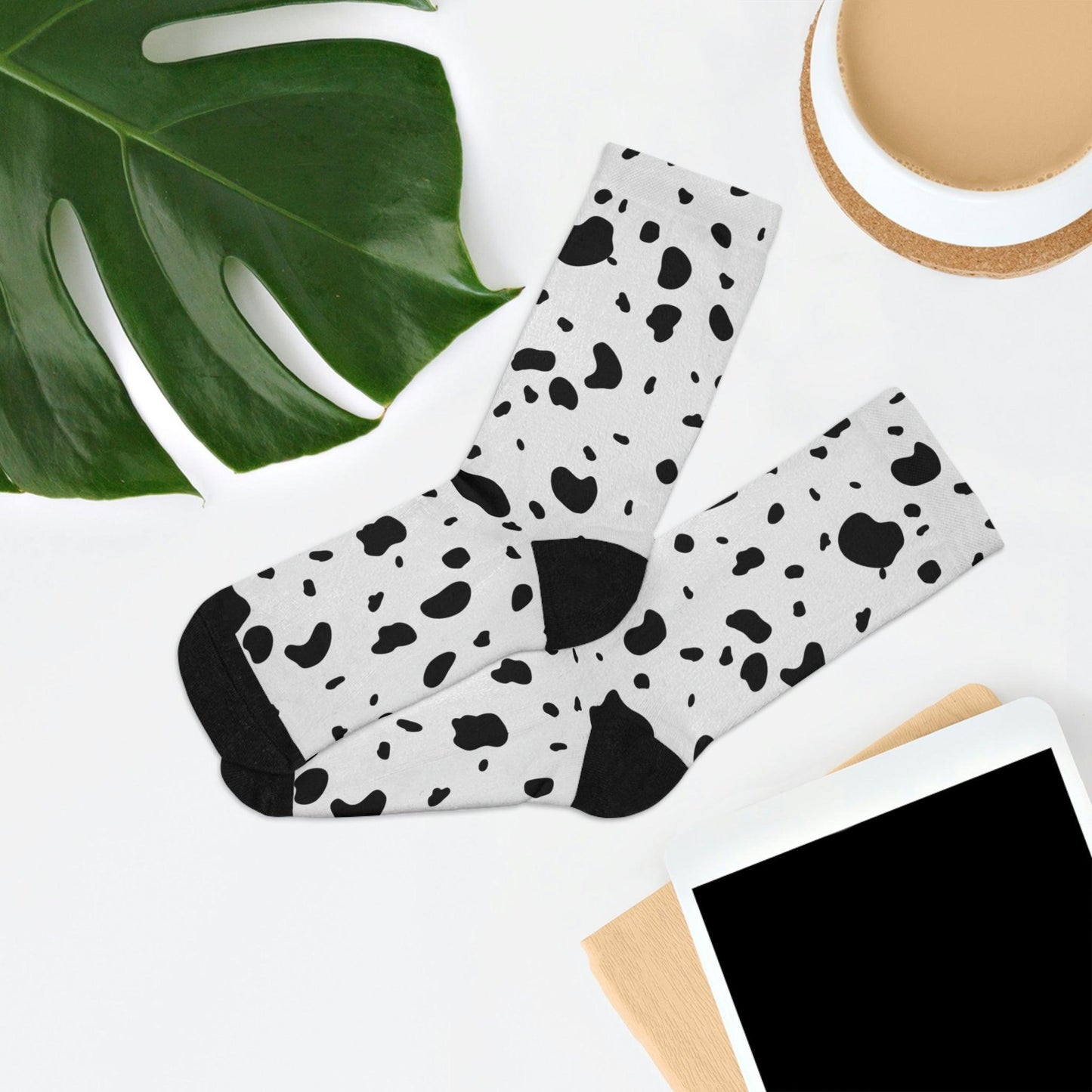 Dalmatian Print Socks - BentleyBlueCo