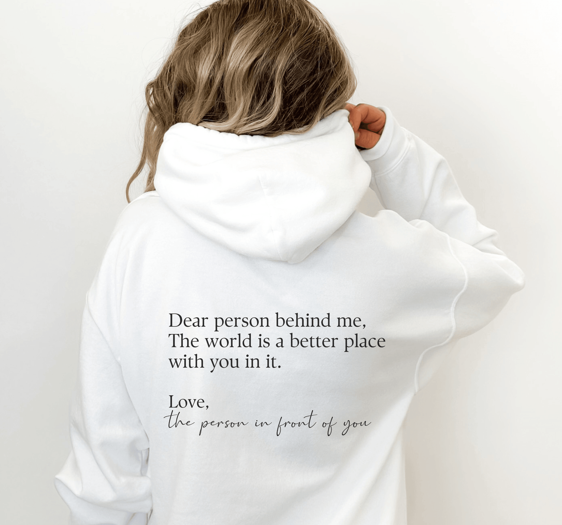 Dear Person Behind Me Hoodie - BentleyBlueCo
