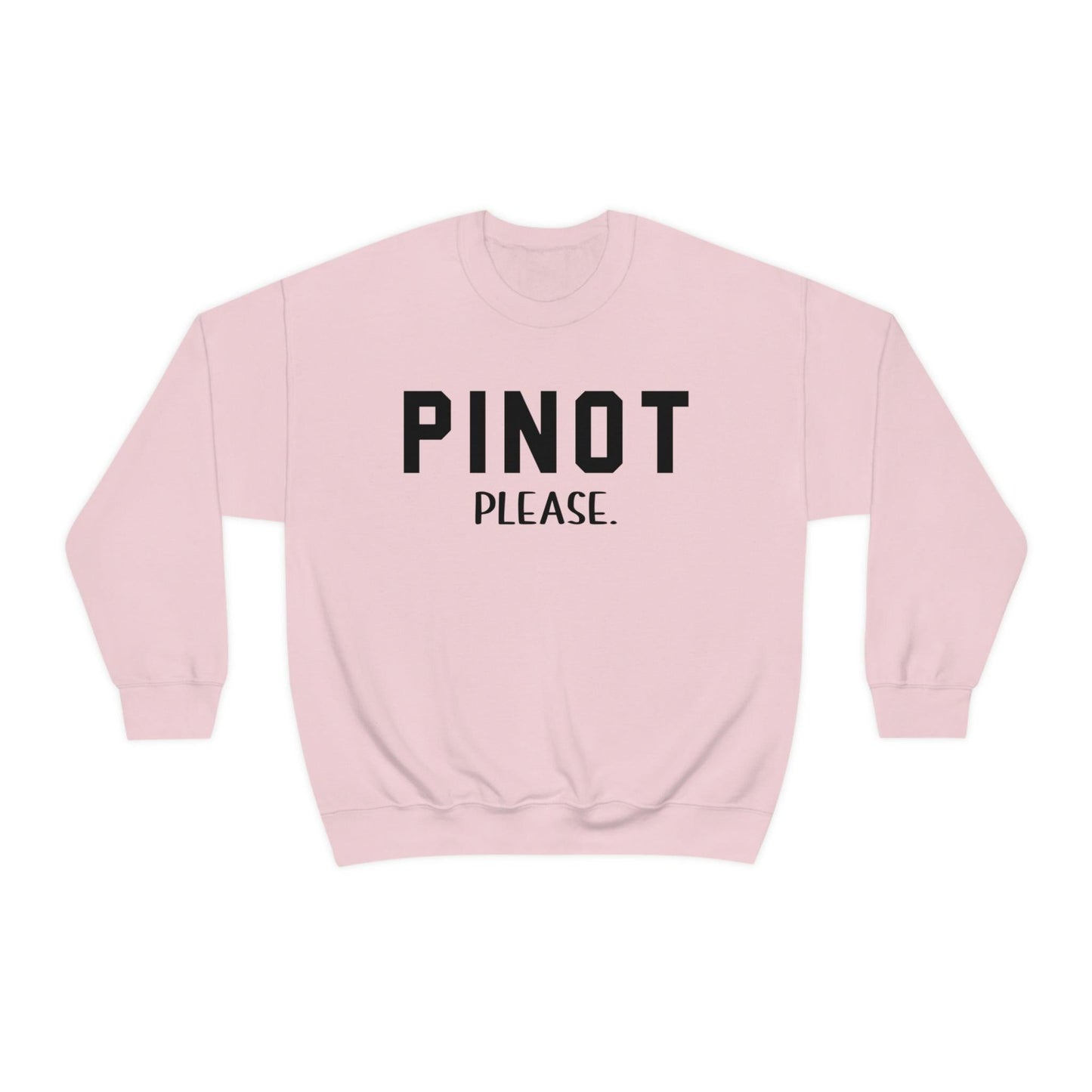 Pinot Please Crewneck - BentleyBlueCo