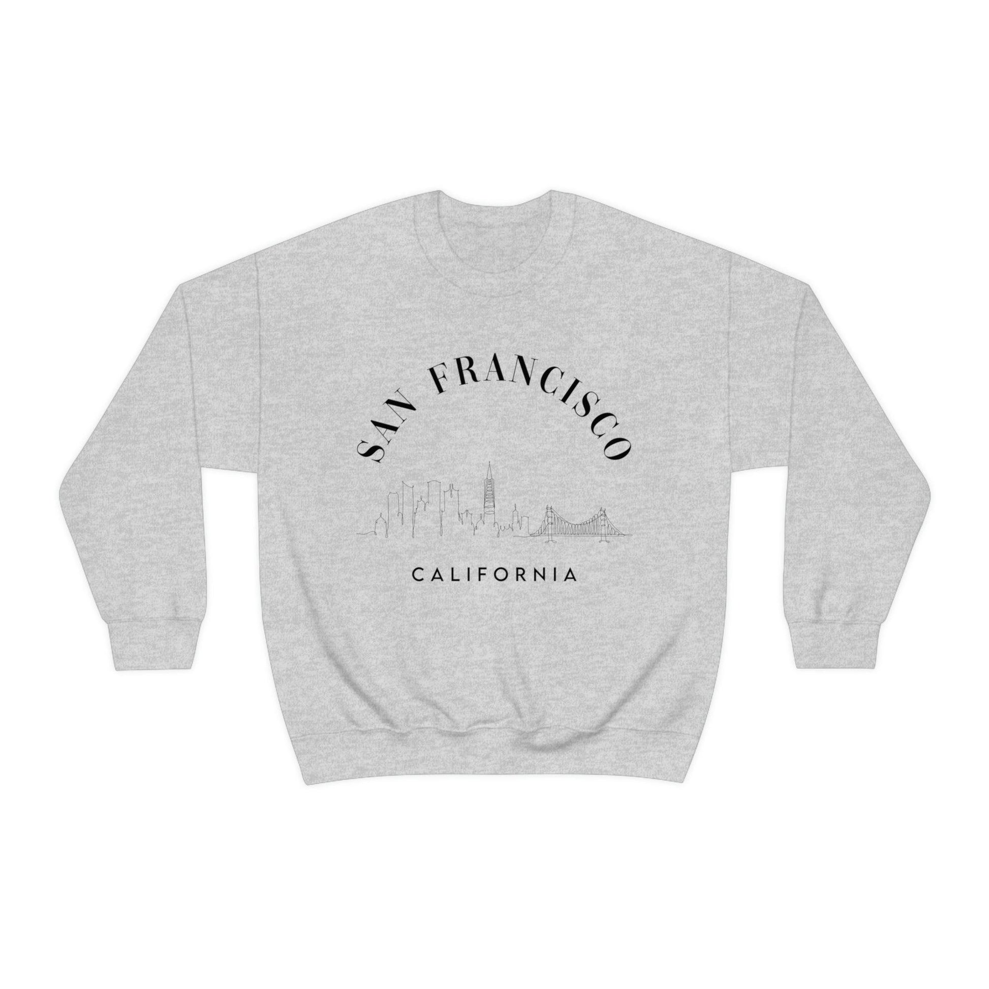 San Francisco California Sweatshirt - BentleyBlueCo
