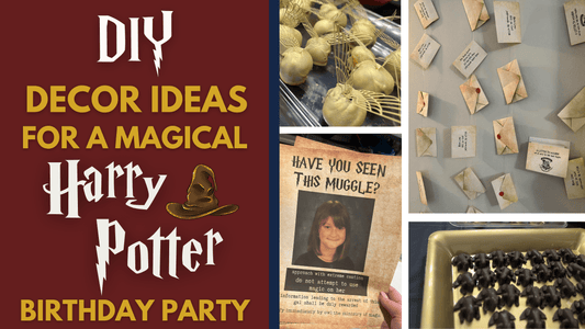 10+ DIY Harry Potter Birthday Decorations for a Magical Birthday Theme - BentleyBlueCo