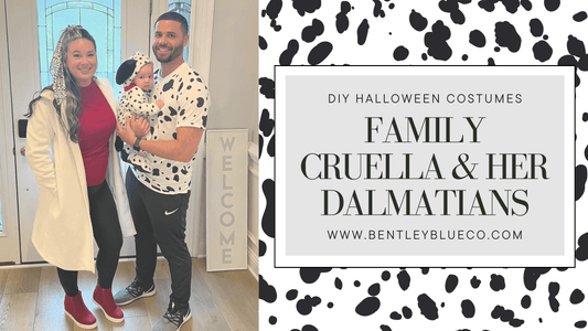 DYI Halloween Costumes: Spots and Glamour, Cruella and her Dalmatians! - BentleyBlueCo