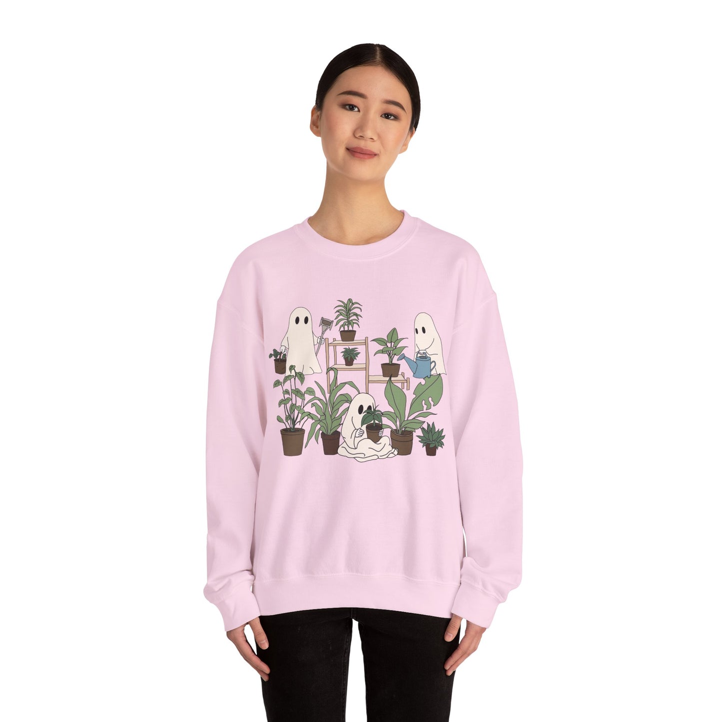 Plant Lover Ghosts Crewneck