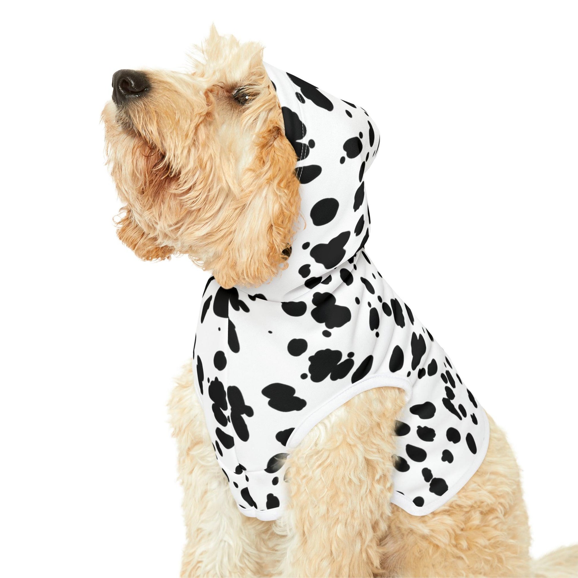 Dalmatian Print Pet Hoodie - BentleyBlueCo
