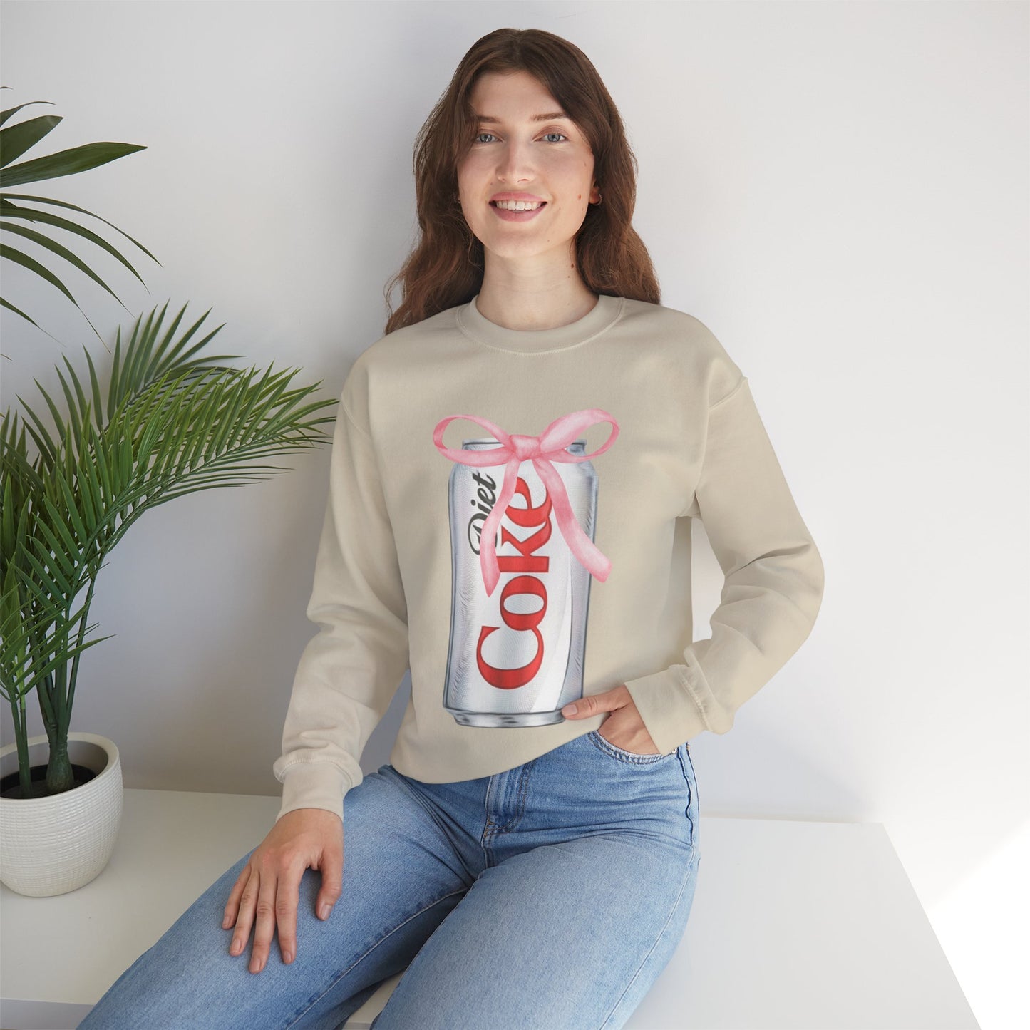Diet Coke Bow Crewneck