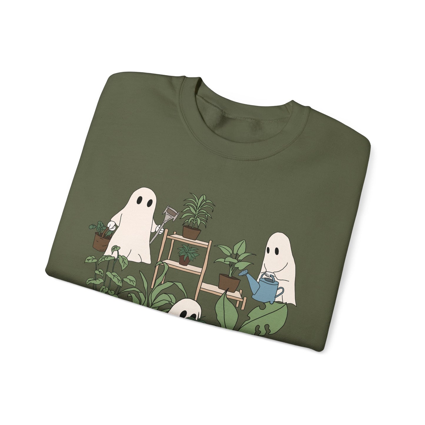 Plant Lover Ghosts Crewneck