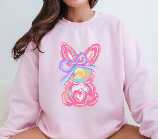 Easter Bunny Water Color Sweatshirt