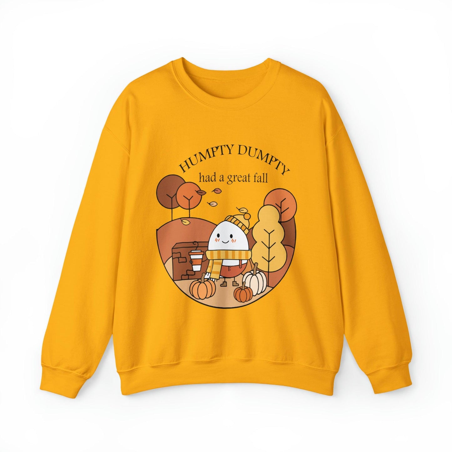 Humpty Dumpty Had a Great Fall, Autumn Sweatshirt, funny fall crewneck - BentleyBlueCo