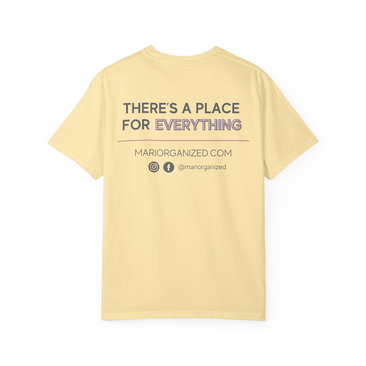 Comfort Colors Mari Organized Tee - Pocket Logo