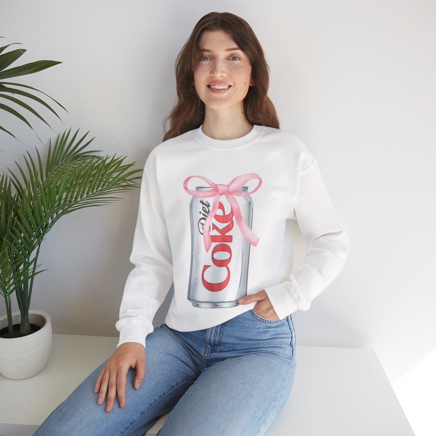 Diet Coke Bow Crewneck