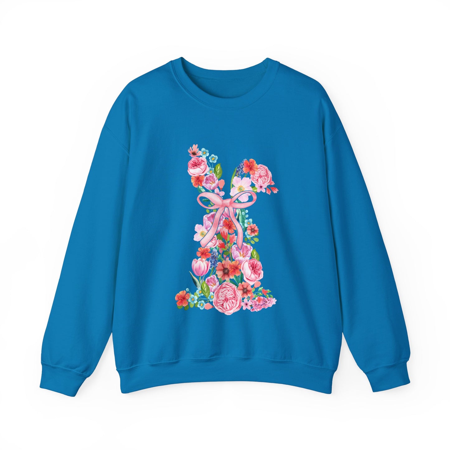 Floral Spring Bunny Crewneck