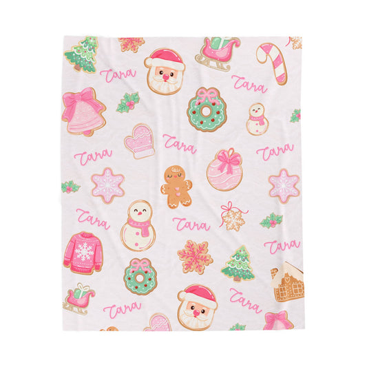 Custom Name Christmas Blanket -M.Amaya