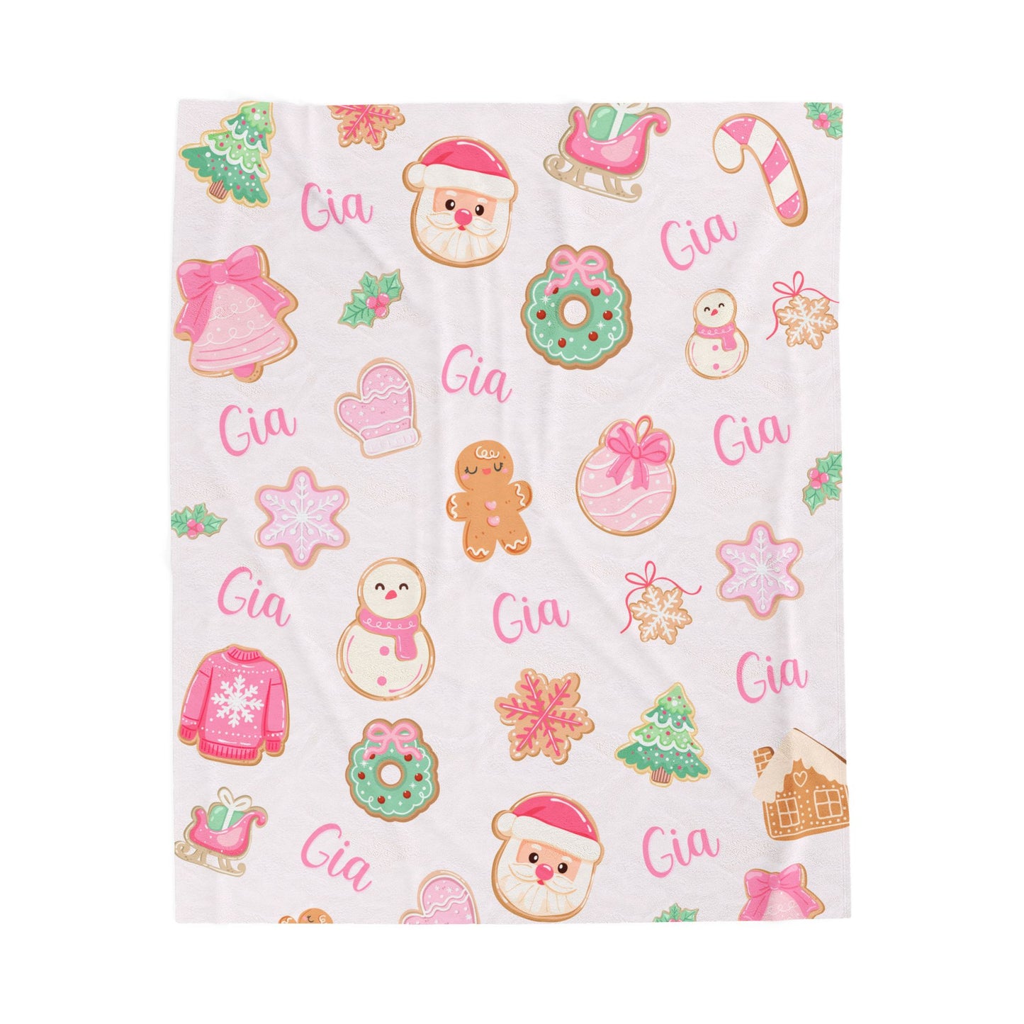 Custom Name Christmas Blanket -M.Amaya