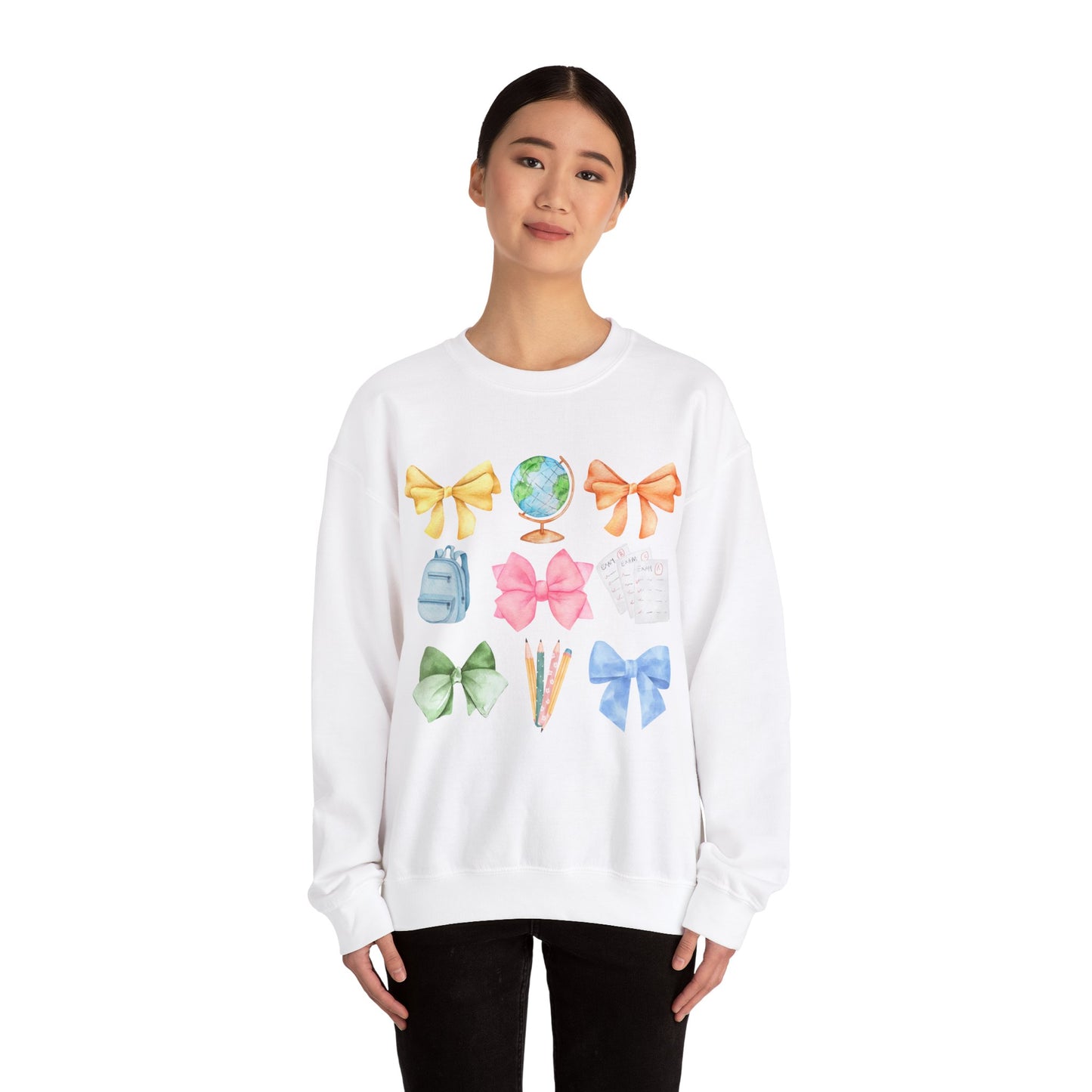 Teacher Bow Crewneck