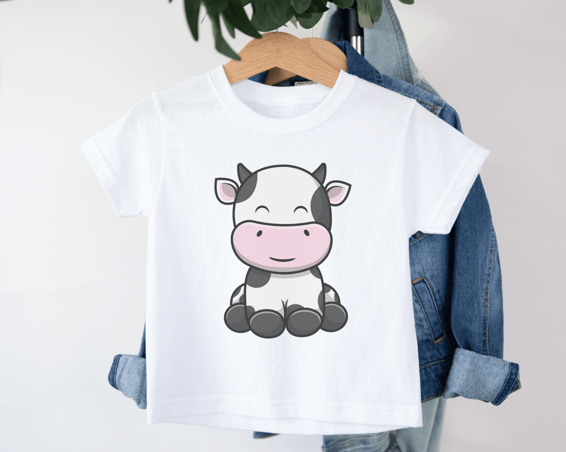 Cute Cow Kids T-shirt - BentleyBlueCo