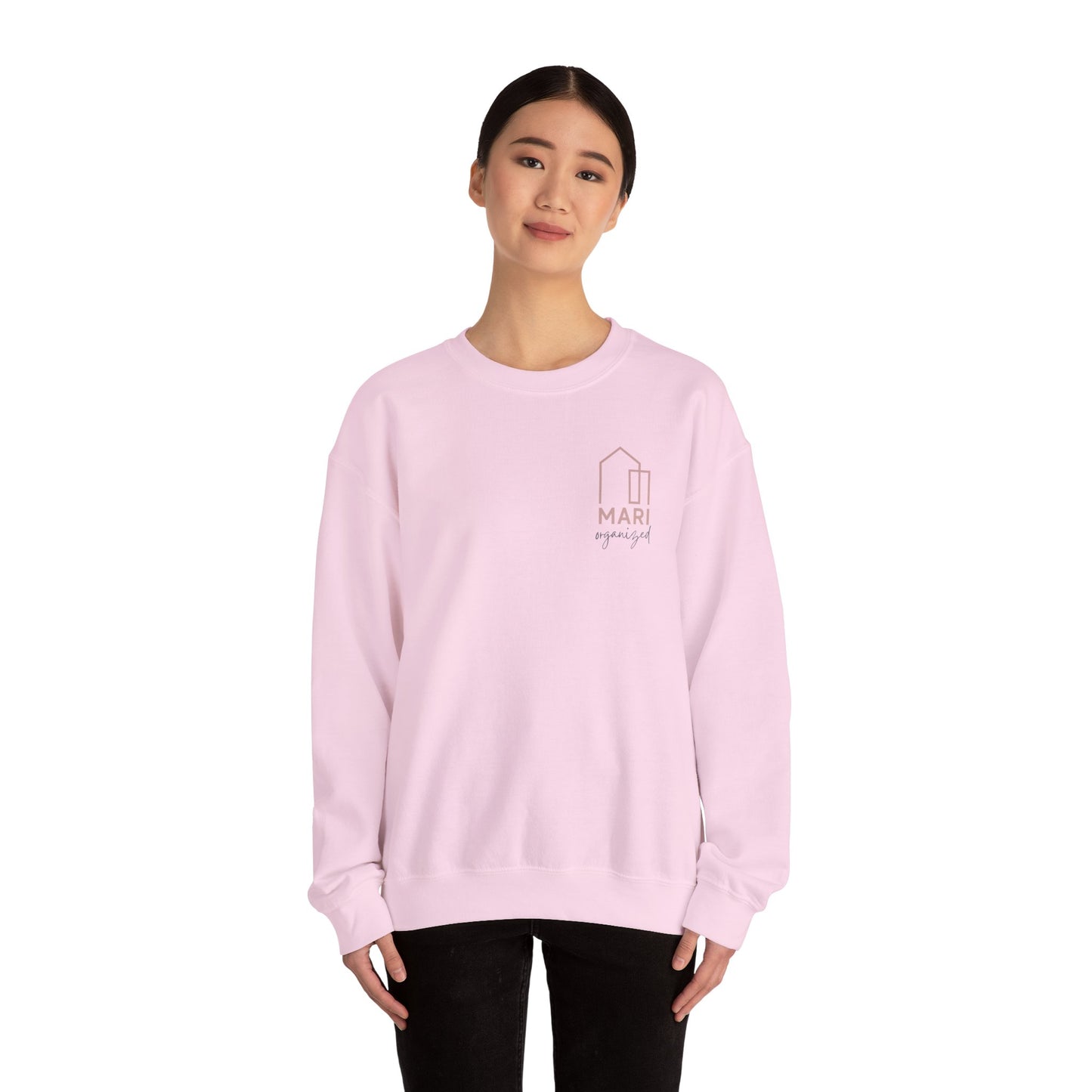 Custom Mari Organized Crewneck - Pocket Logo
