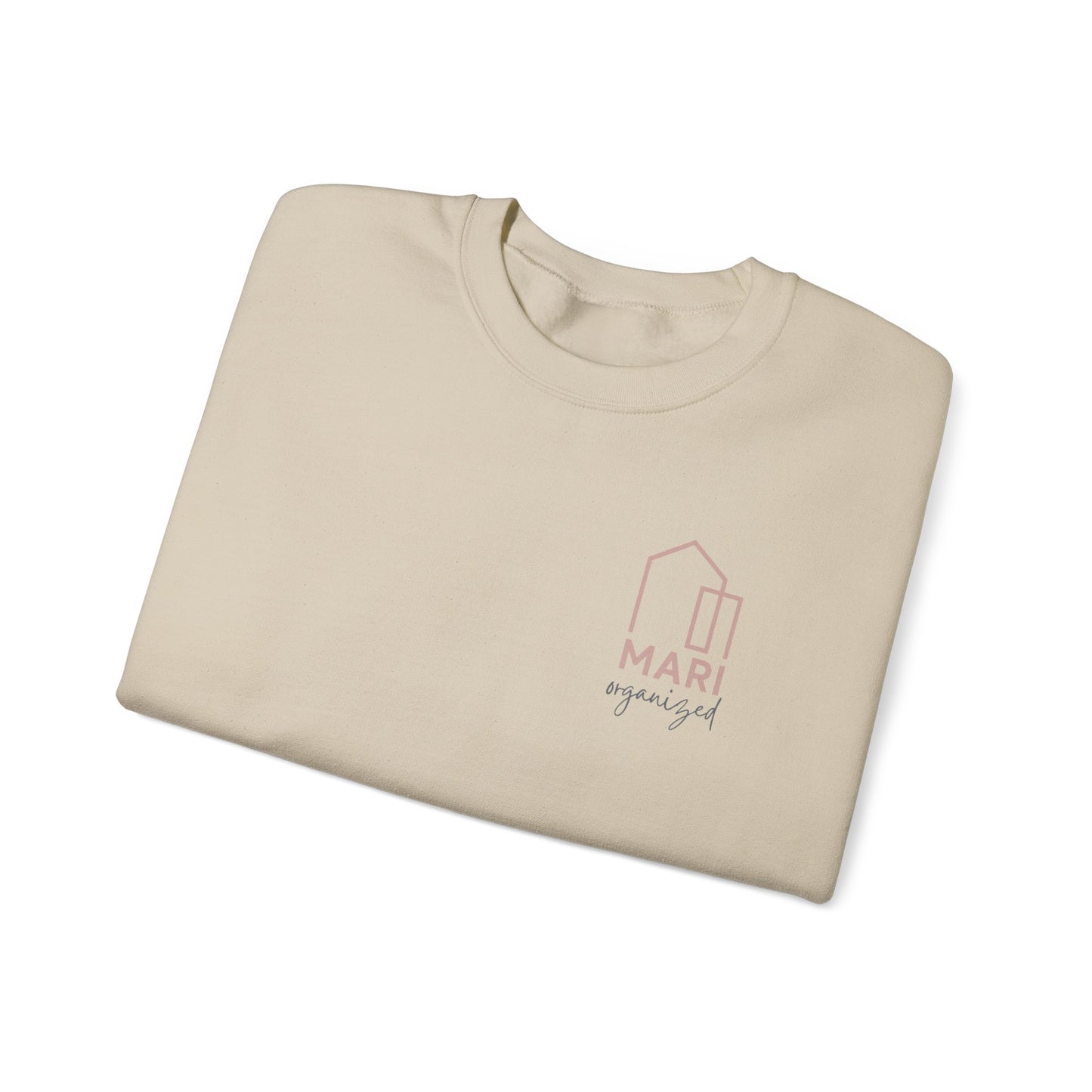 Custom Mari Organized Crewneck - Pocket Logo