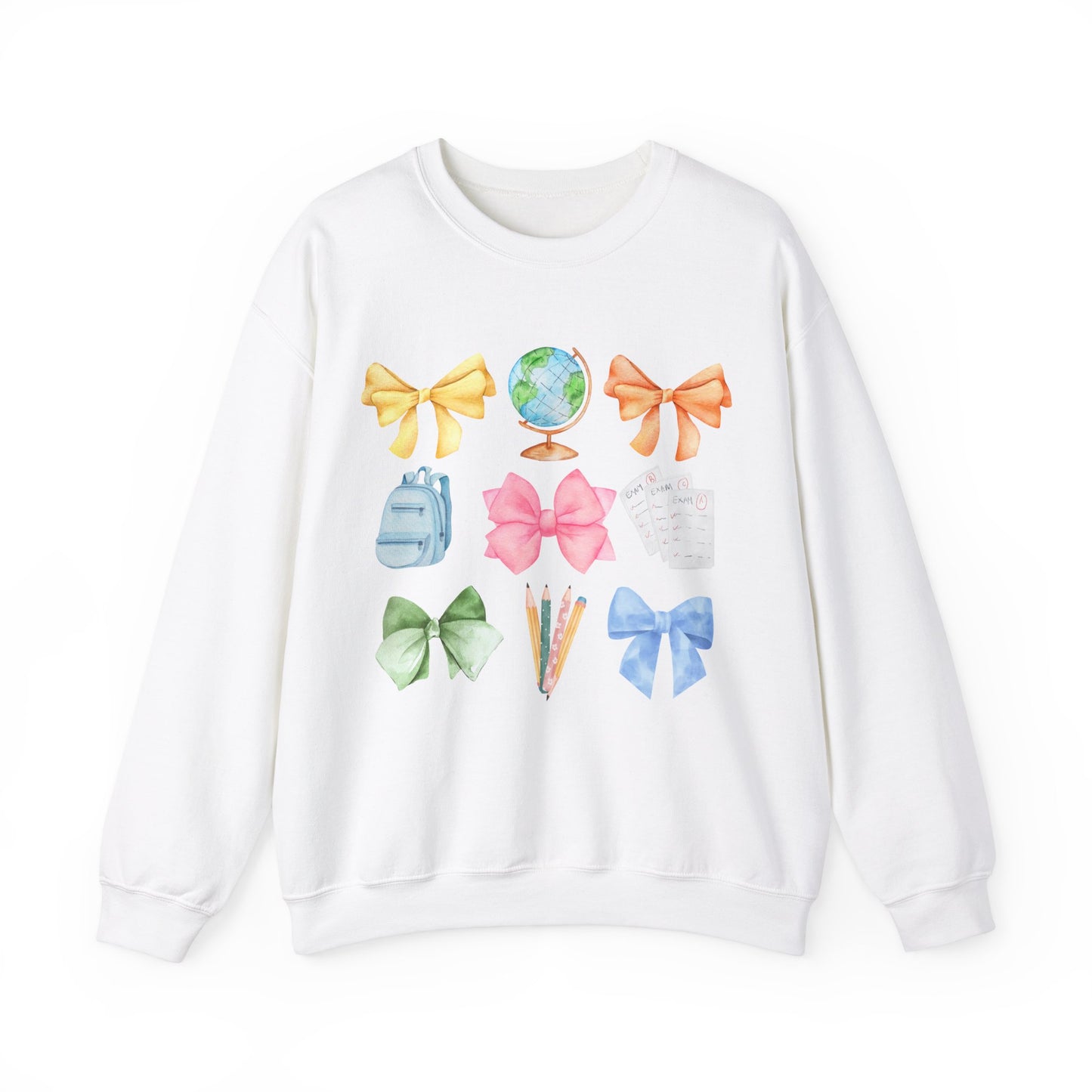 Teacher Bow Crewneck