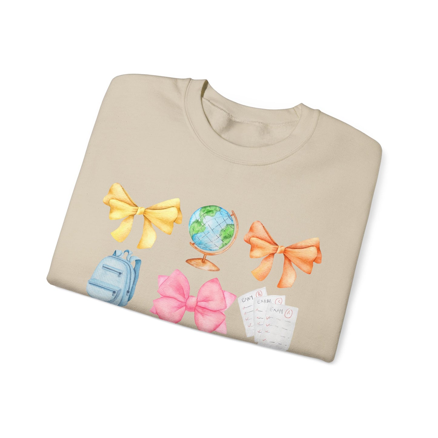 Teacher Bow Crewneck