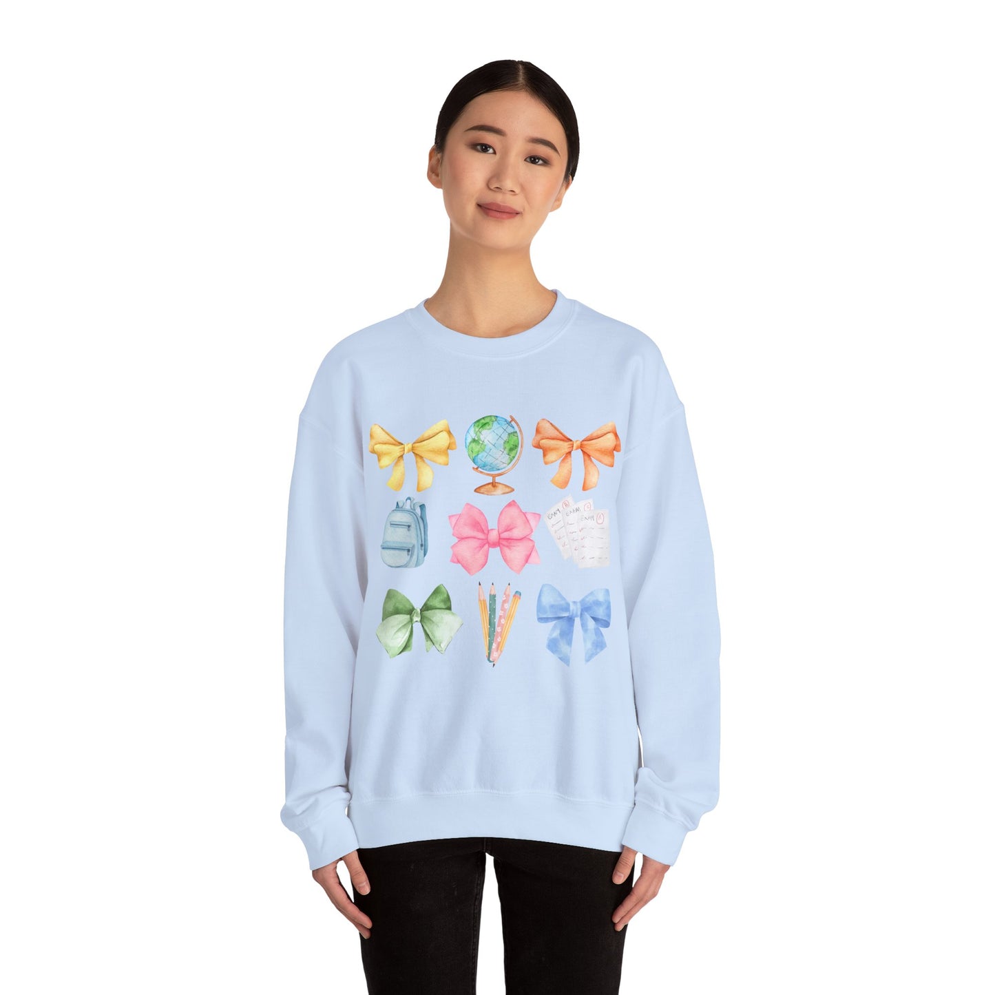 Teacher Bow Crewneck