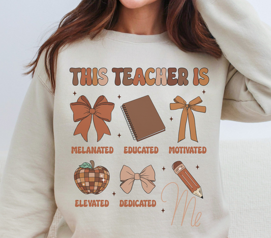 Black History Month Teacher Crewneck