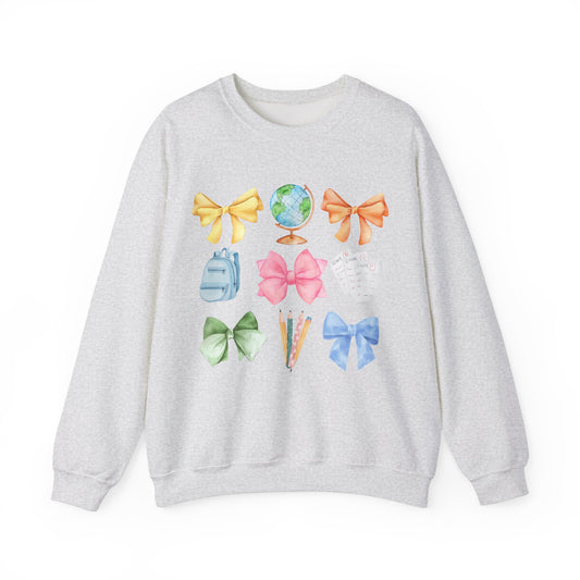 Teacher Bow Crewneck