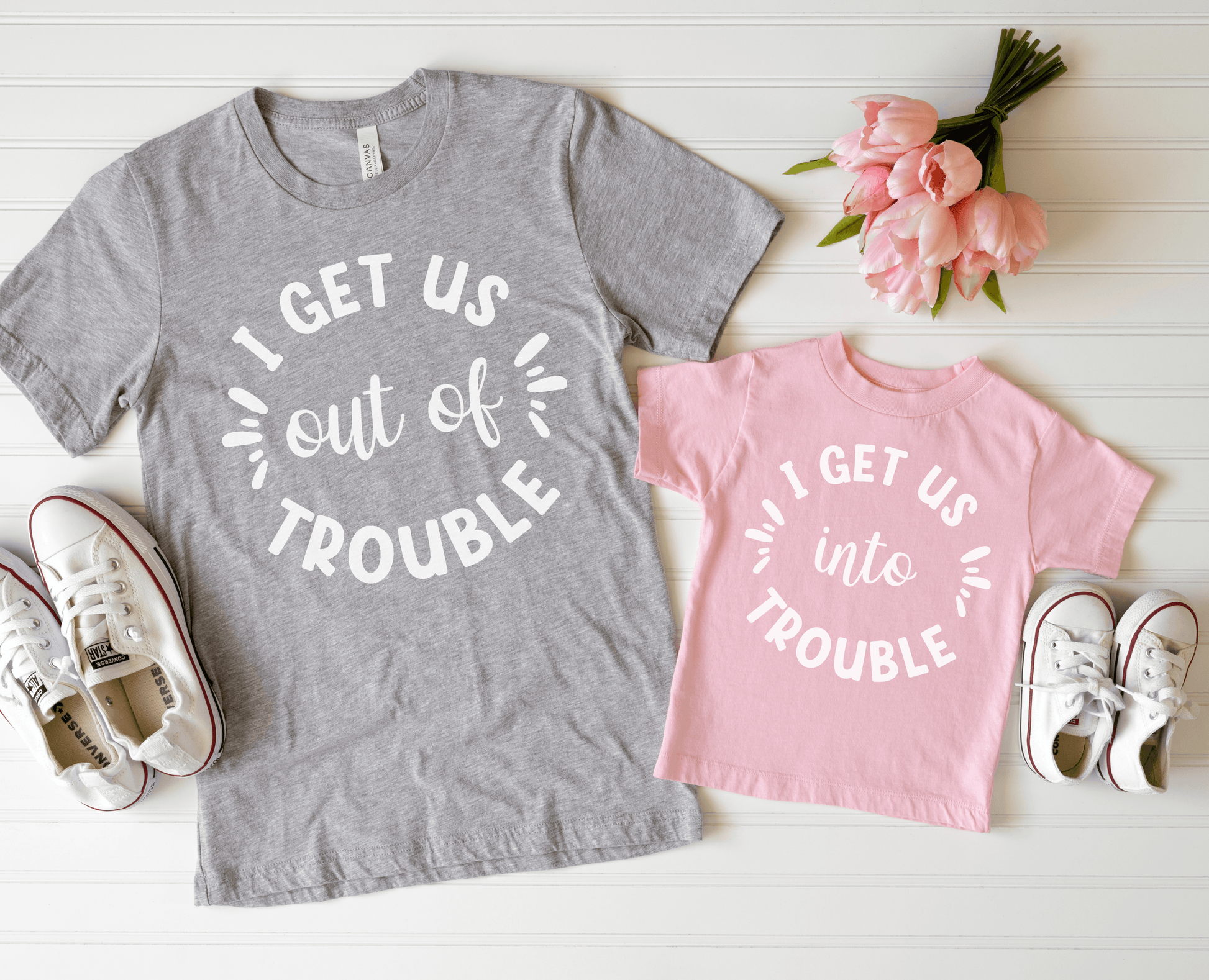 I get us out of trouble T-shirt - BentleyBlueCo