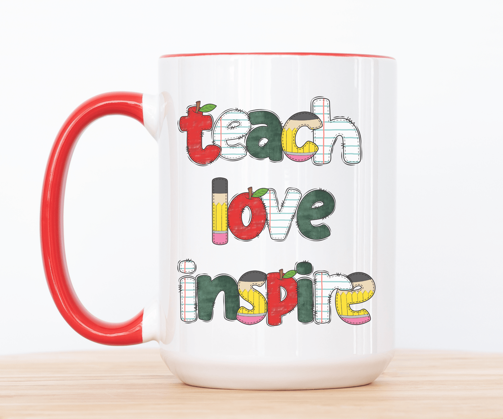 Teach Love Inspire Mug - BentleyBlueCo