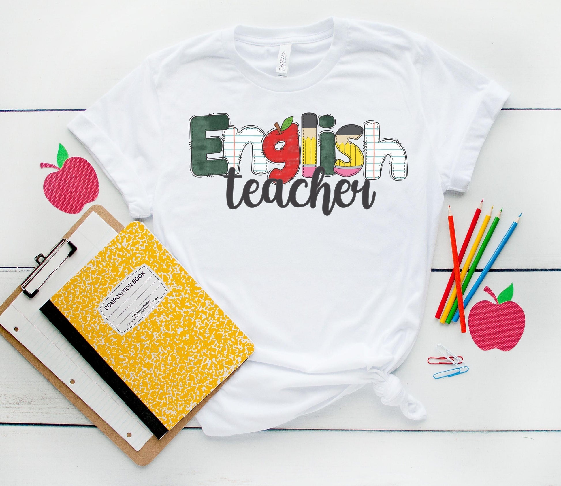 English Teacher Shirt - BentleyBlueCo