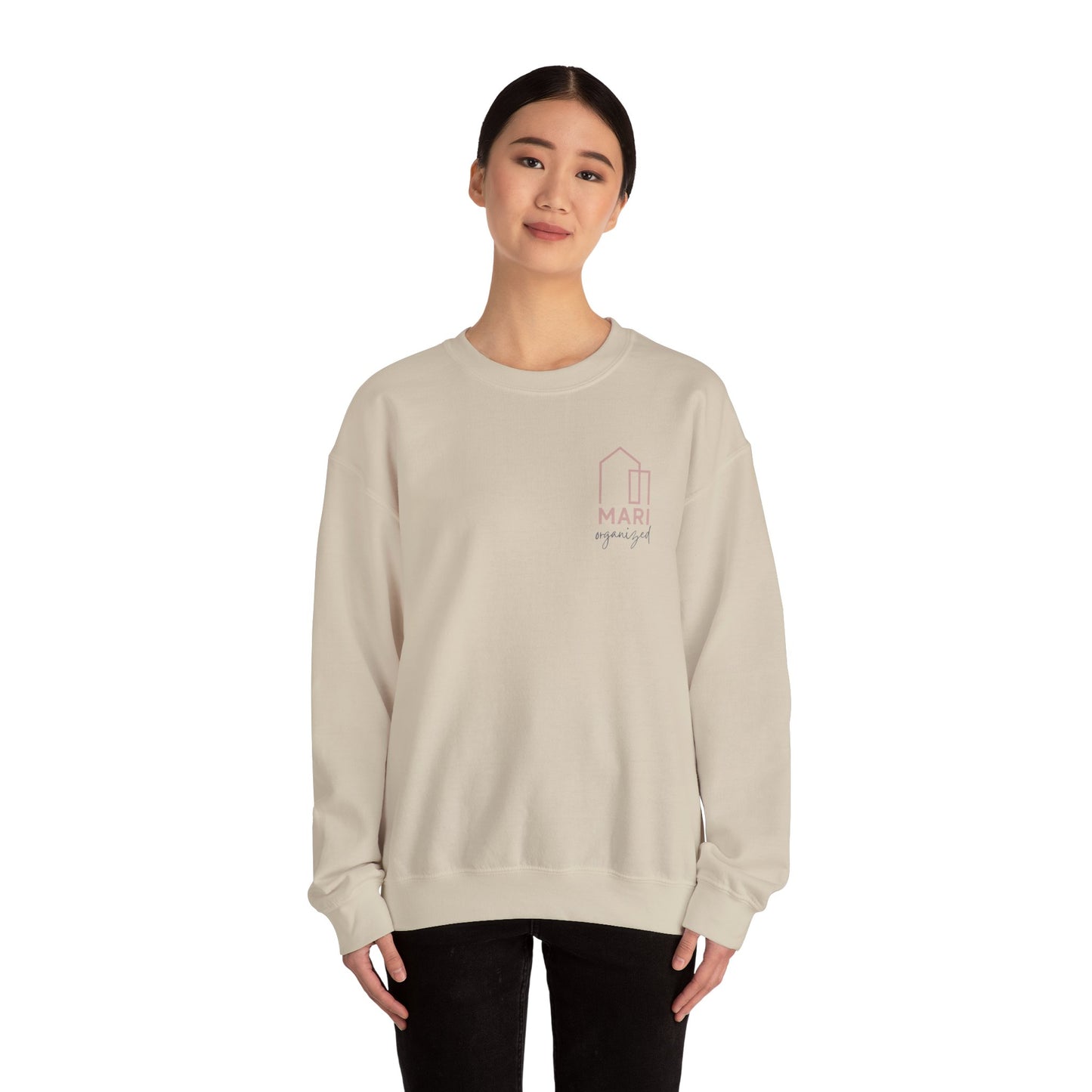 Custom Mari Organized Crewneck - Pocket Logo