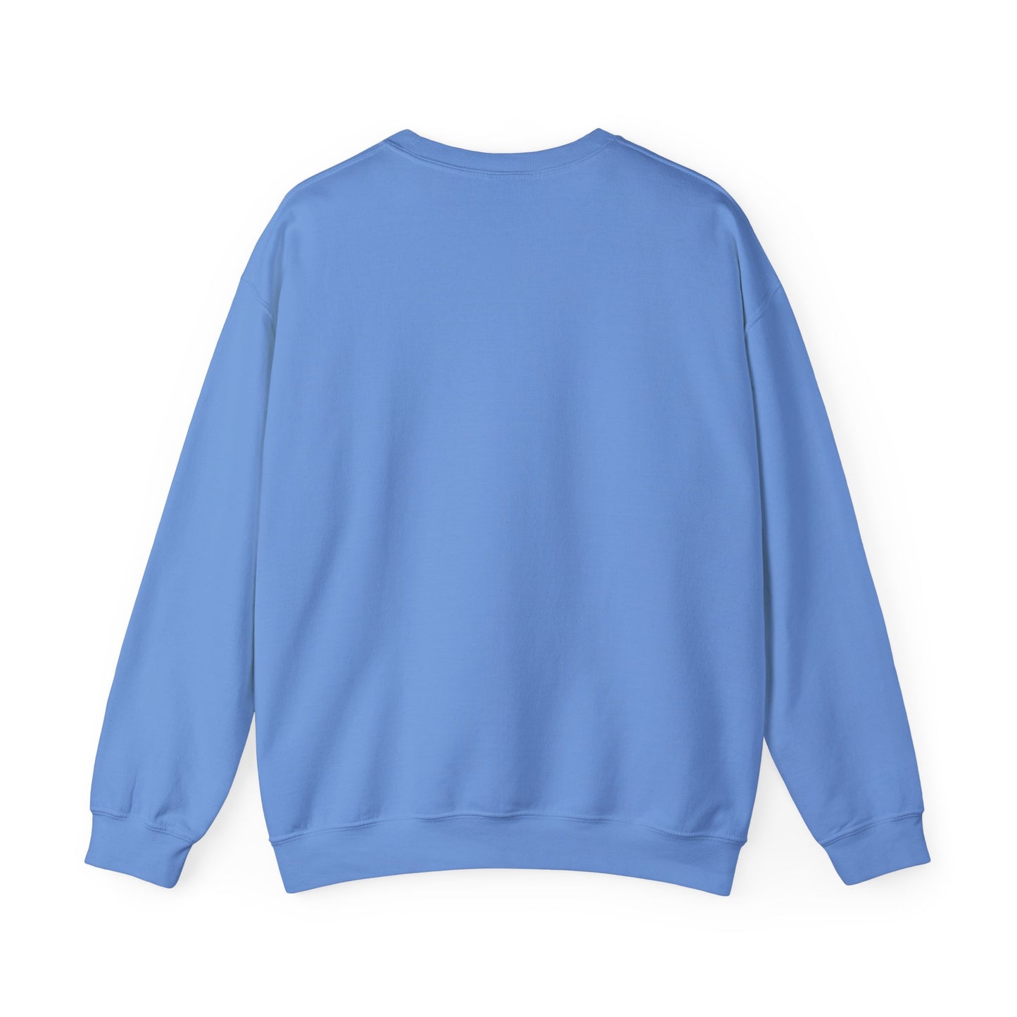 Blue Coquette Antique Pattern Print Crewneck