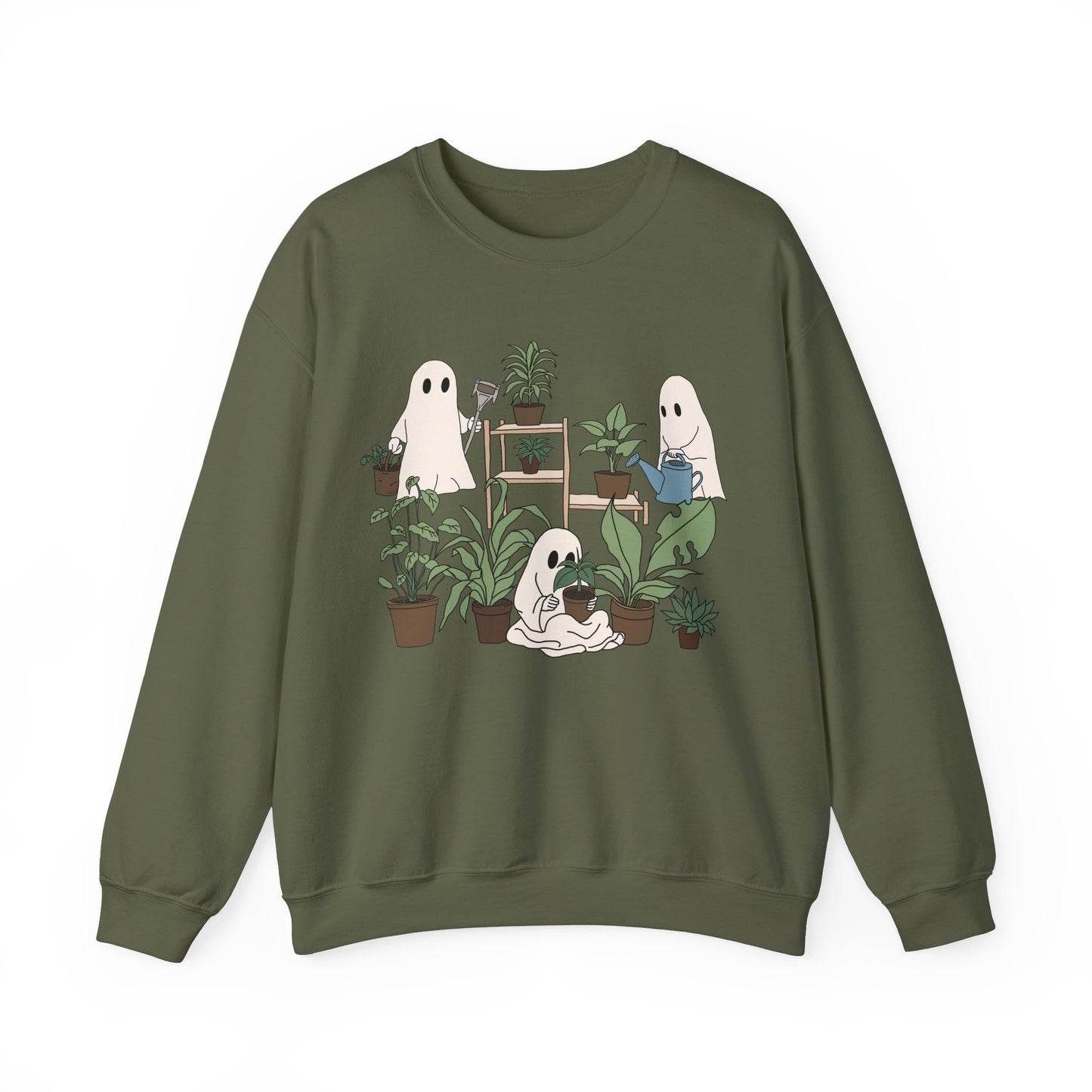 Plant Lover Ghosts Crewneck