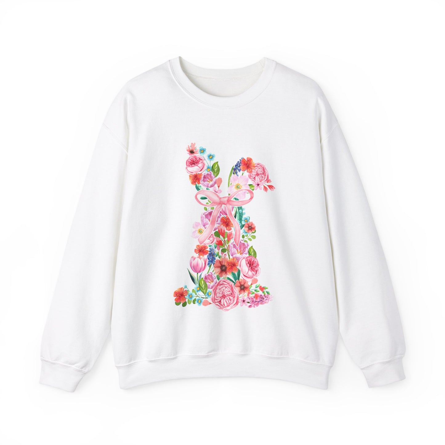 Floral Spring Bunny Crewneck