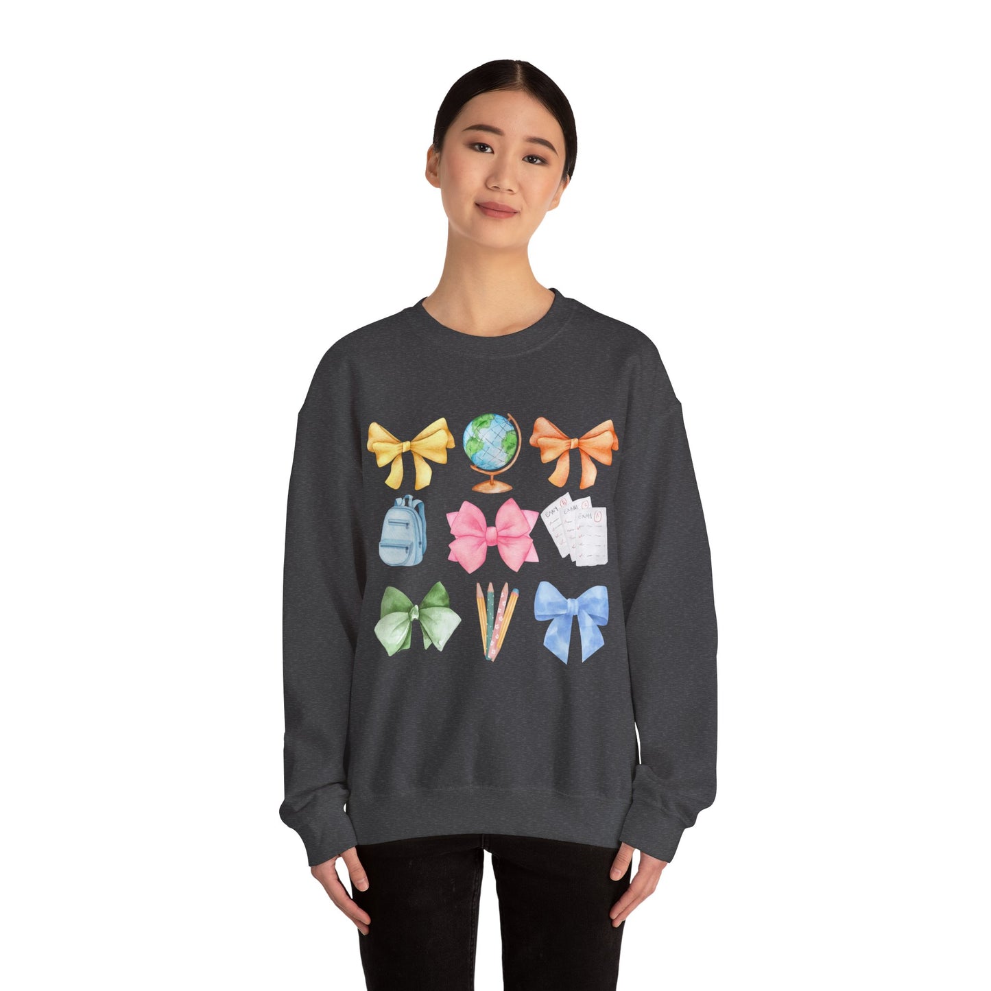 Teacher Bow Crewneck