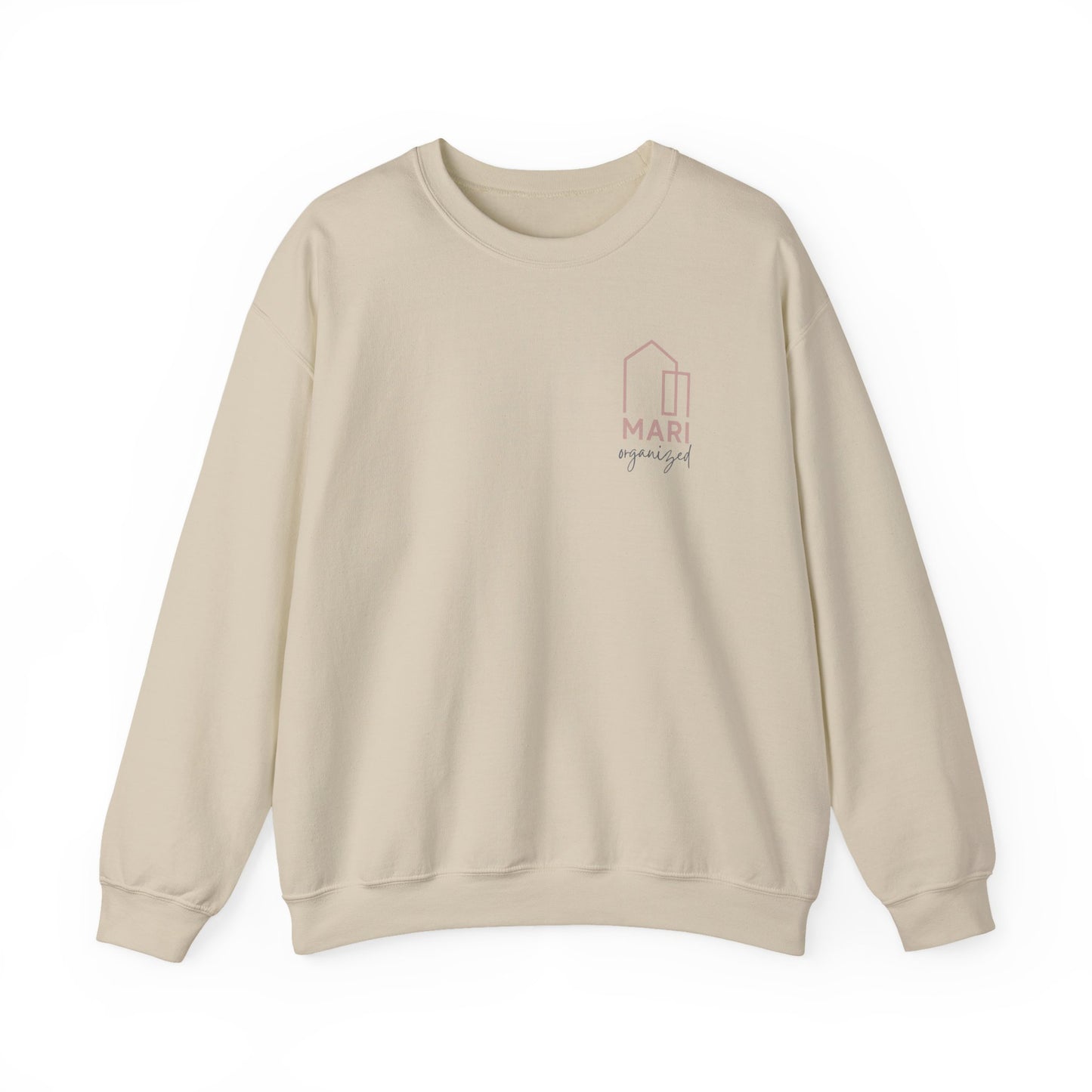 Custom Mari Organized Crewneck - Pocket Logo