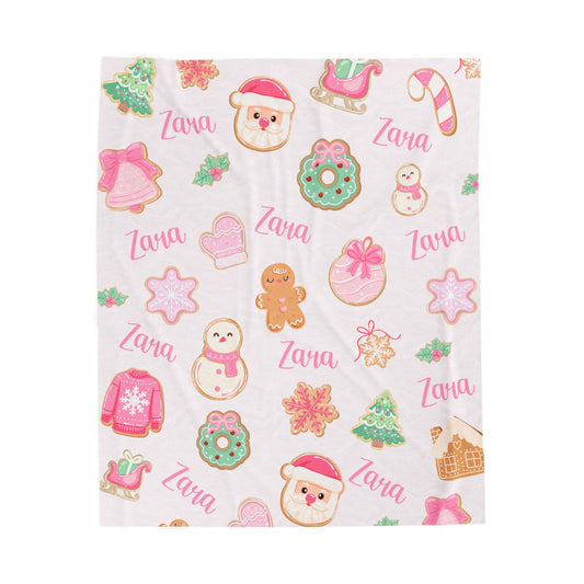 Custom Name Christmas Blanket -M.Amaya