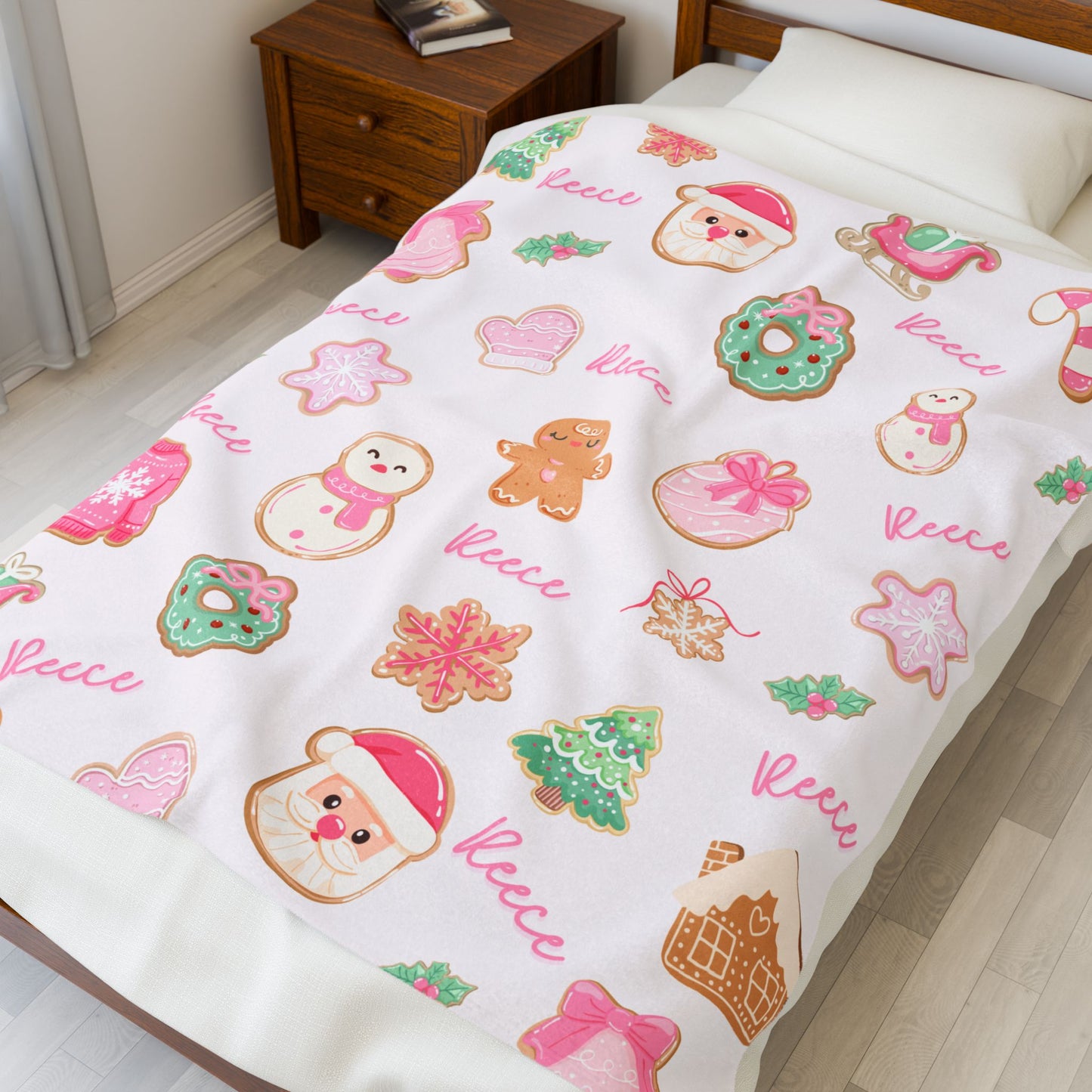 Custom Name Christmas Blanket -M.Amaya