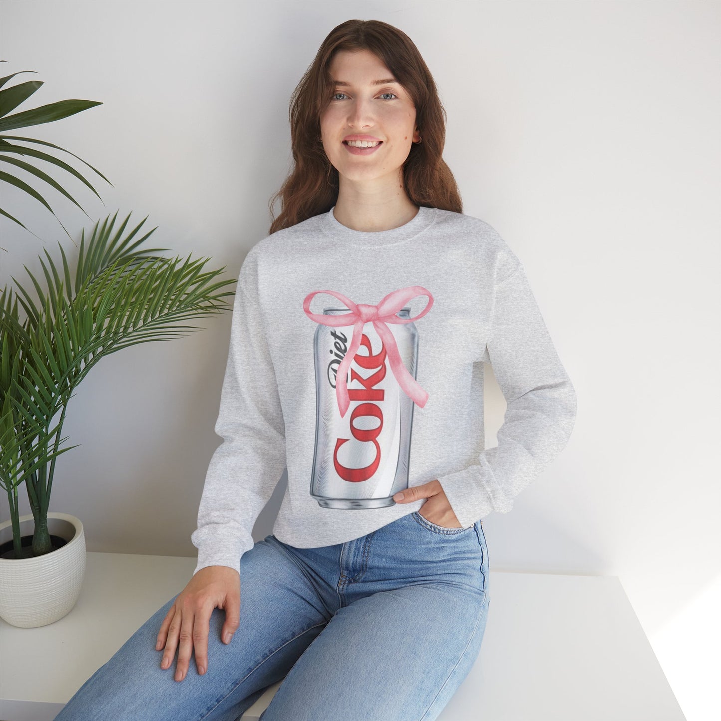Diet Coke Bow Crewneck