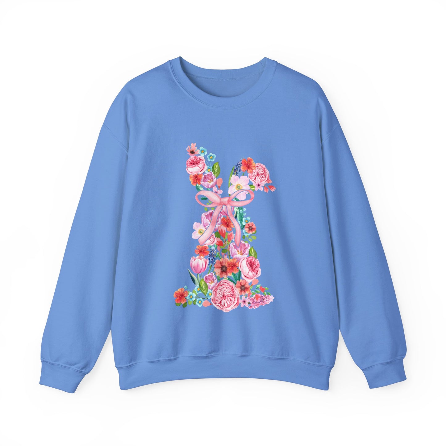 Floral Spring Bunny Crewneck