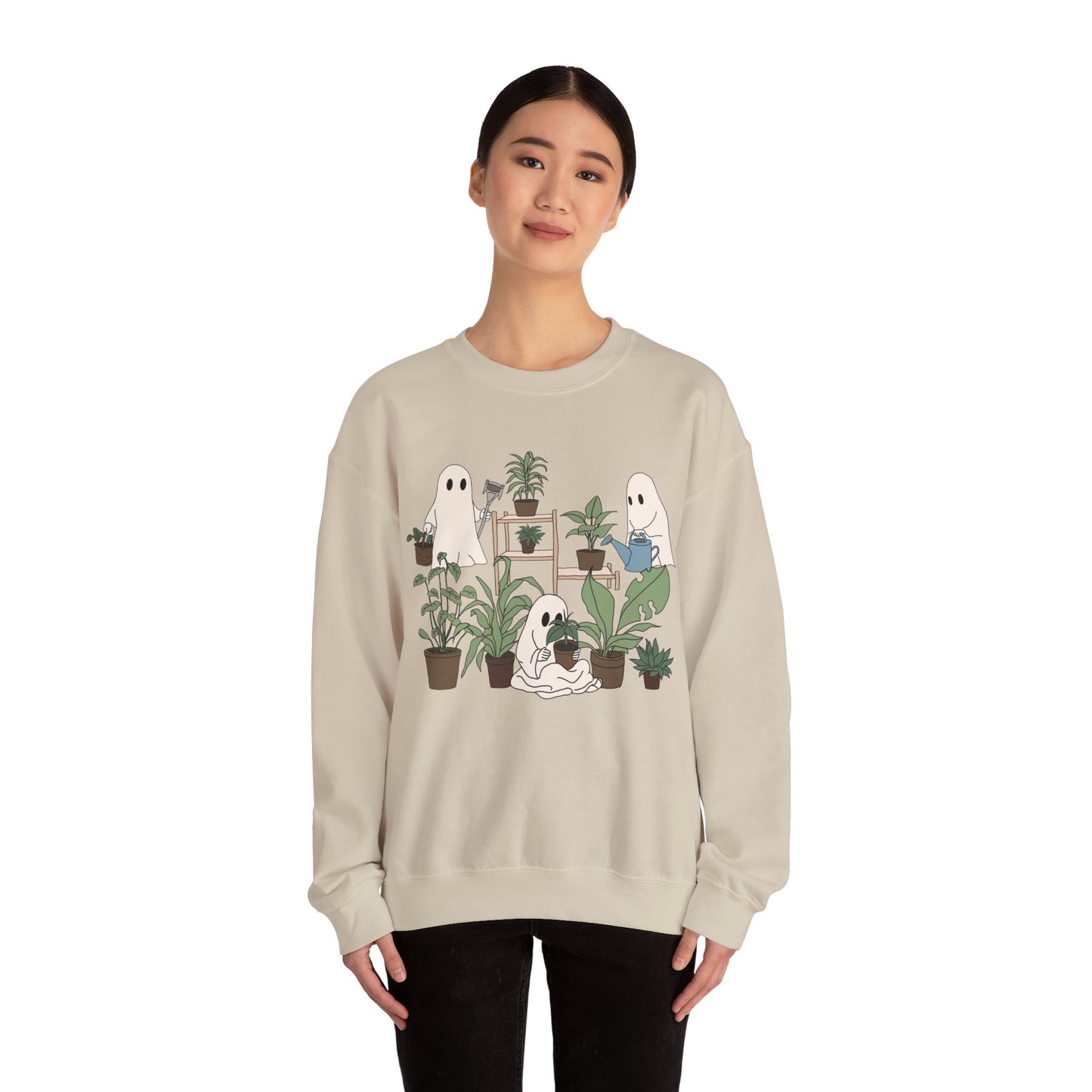 Plant Lover Ghosts Crewneck