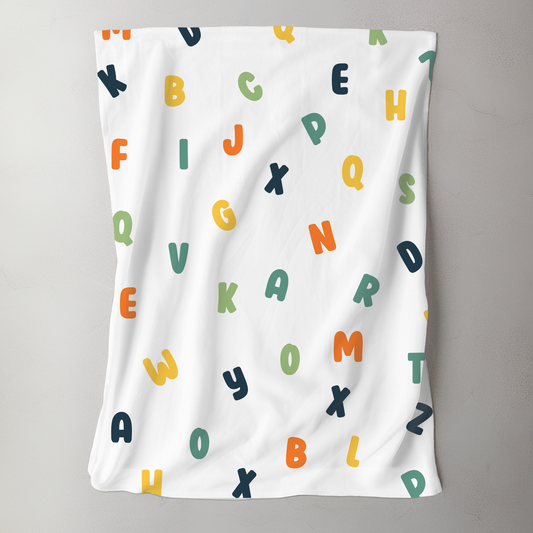 Alphabet Blanket - Multicolor