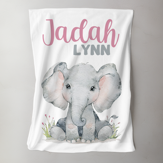 Custom Name Baby Blanket - My Sweet Jadah